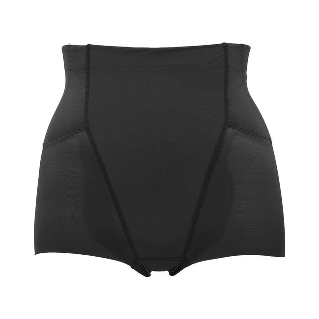 Lucien Women's Girdle Panties, Suppressing Float, Neat Waist, Short Length, Unchange, Black