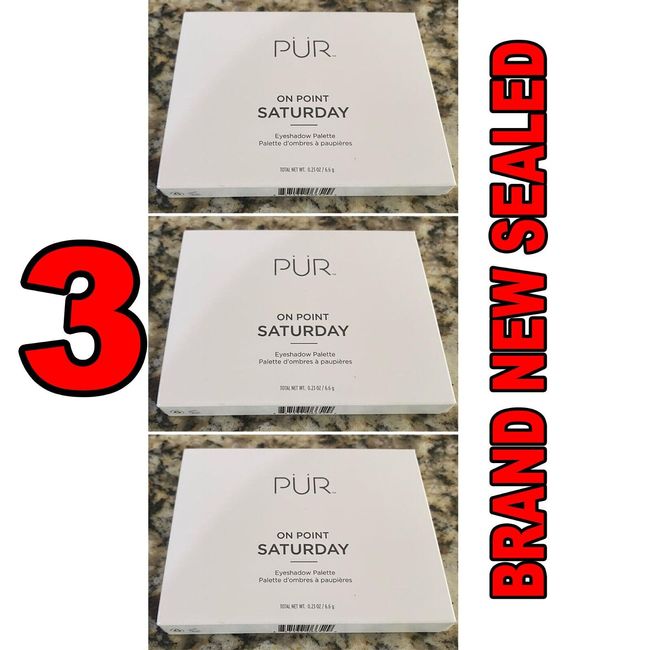 PUR On Point SATURDAY Eyeshadow Palette - NEW 3PKS