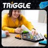 Compact Triggle Game Set - Challenge Your Family with Strategic Triangle Play