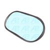 APUK Hitch Blind spot Attachment Oval Mirror Head Replacement for Case IH John Deere Tractor
