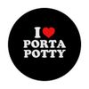 I Love Porta Potty PopSockets Swappable PopGrip