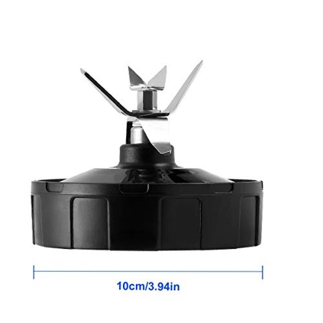 6 Fins for Ninja Blender Replacement Parts ,for Nutri Ninja Auto IQ Bl450-70, Bl451-70, Bl454-70, Bl455-70, Black