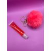 Olie Lip Gloss- with Keychain & Pom Pom (Cherry & Strawberry)