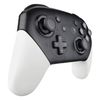 eXtremeRate Switch Replacement Left and Right Handle Grip Case for Pro Controller, Glossy DIY Hand Grip Case for Pure Color Switch Pro Controller (Not Switch Procon) [White]