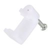 sourcing map Flat Cable Clip Nail Coaxial Tacks Wire Clips 12mm White 200pcs