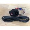 Assembled Power Socket with Fuse 60cm wires Switch 3 Pin IEC320 + Cord