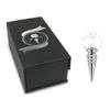 YINUO HJSR0001 Metal Diamante Cristallo Palla Tappo Della Bottiglia Vino Salva Vino Con Pacco Regalo Per il Regalo Di Natale (Cristallo Pulire)
