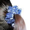 Assorted Colors Lace Scrunchies, 6-Pack, Black, Red & Dark Blue