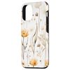 iPhone 13 Boho Cream Aesthetic Neutral Floral Wild Flower Pattern Case