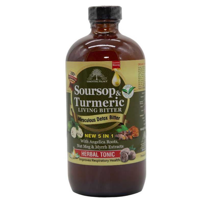 Soursop and Turmeric Bitter-16 oz bottle - Online Marketplace - EveryMarket