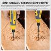 4V Cordless Electric Screwdriver Rechargeable USB Charging Drill + 43PCS Bit Kit