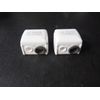 2 Pack Almay White Sharpener Eyeliner, Lipliner Crayon and Pencil Sharpener