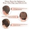 Dreamlover Mesh Wig Cap for Women, Hair Net for Halloween Wig, Wig Cap for Long Hair, Brown, 2 Pieces
