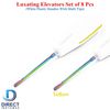 Set/8 Dental Luxating Root Elevators Tooth  Extracting Extraction Luxation Tools