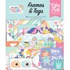 Echo Park Cardstock Ephemera 33/Pkg-Frames & Tags, My Little Girl