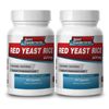 RED YEAST RICE 600mg. ORGANIC . Support Cholesterol Level (2 Bottles)
