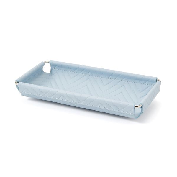 Francfranc Quilted Tray Large Blue 2025 Model Trinket Storage Accessory Storage