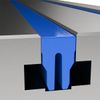 T-Slot Cover 5/8” for Milling Machine by Edge Technology (Black)