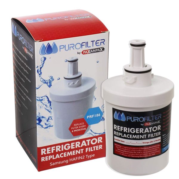 Paxanpax PRF186 Refrigerator Water Filter, Plastic