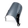 Motorcycle Wind Deflector Windshield Universal Windshield Wind Deflector for Motorcycle 5 '' - 7 '' Headlight (Gray)