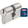 ABUS E30NP 598067 Profile Cylinder with 5 Keys, silver, 18314