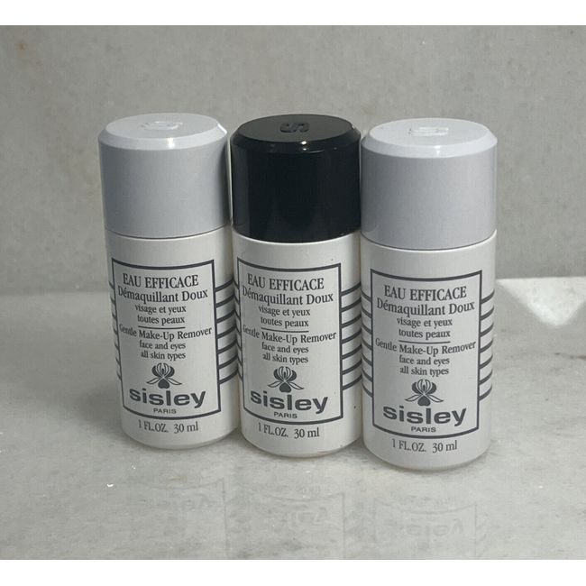 3 Sisley Eau Efficacy Gentle Make Up Remover Face Eyes All Skin Types 1oz