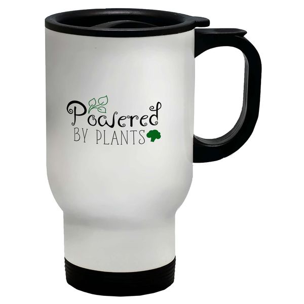 Shopagift Powered by Plants Travel Mug Cup