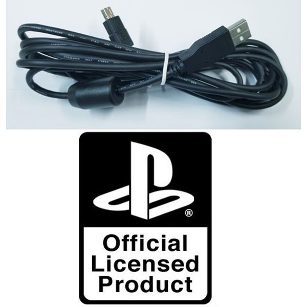 OFFICIAL USB CHARGER CHARGING CABLE CORD FOR  DUALSHOCK PLAYSTATION 3 CONTROLLER