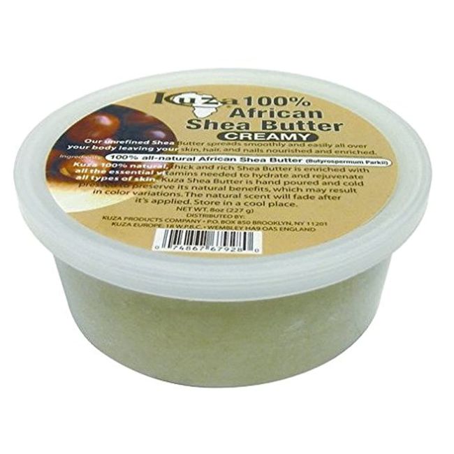 Kuza Shea Butter White Creamy, 8 oz