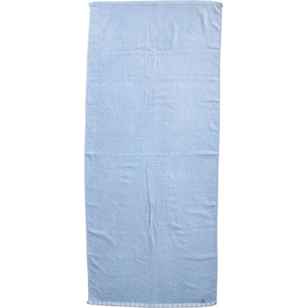 Japan Yutensil TOS2503953 B Bath Towel, Blue, 23.6 x 55.1 inches (60 x 140 cm), Imabari Towel, Long Dot