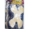 12-Pack 6 Foot Spanning Tissue Paper Cross Garland (Ivory)