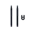 Valve Extender 2 Pack with Core Remover, Black, 65mm