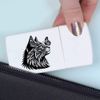 'Stylised Cat with Butterfly' Pill Box with Tablet Splitter (PI00027327)