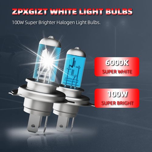 ZPXGIZT Light Bulbs Fit For Honda Odyssey 1995-2004, 9003 High Low Beam High Performance Halogen Headlight Bulb Combo, 6000K White Light, Pack of 2