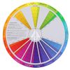 Color Wheel, Color Mixing Tutorial 3 Pieces Tattoo Color Wheel Color Mixing Board Circular Colors for Chromatic Guide Tattoo Accessories for Makeup Blending Board Chart Color Mixed Guide Mix Colours