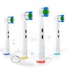Replacement Toothbrush Heads Compatible with Braun Electric Toothbrushes, 4pcs, Small Round Brush Head for Oral B Rechargeable Toothbrush, Accessories for Pro Care