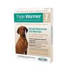 Triple Wormer Broad Spectrum De Wormer Medium Large Dogs 25 Pounds Plus 2 Tabs