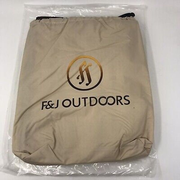 F&J Outdoors AC Unit Covers Outdoor Air Conditioner for 26x26 in Square AC Beige