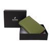 STARHIDE Ladies RFID Blocking Compact Multi Colour Soft Real Leather Wallet 5540 (Green Multi)