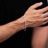 Treasure Bay Womens 3.5mm Solid 925 Silver Box Chain Bracelet (21.5)