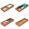 Smart Design Acacia Cutlery Tray 6.1" x 15" x 2"