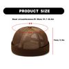 Initlove Docker Hat for Mens Mesh Beanie Cap Breathable Brimless Sailor Hat Coffee