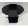 Oval Grey Batman 3D Polyurethane Domed Plastic Trailer Hitch Cover 2" Receiver