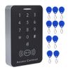Sonew RFID Touch Metal Access Control Password Access Keypad Machine Controller with 10pcs ID Keyfobs