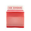 Bandage Box Container, Red with White Center