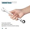 SORAKO Ratchet Spanner 21 mm, Combination Spanner Fixed Head Ratchet Spanner Combination Wrench