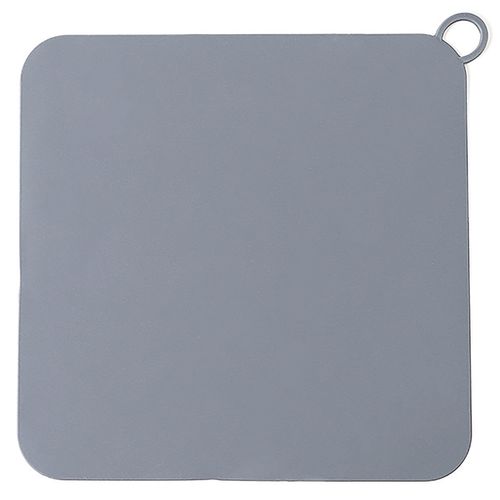Silicone Tub Stopper Floor Drain Cover,2 Pieces Sewer Anti-Odor Mat Deodorizing Drain Plugs for Kitchen,Bathroom and Laundry(8x8 inch) Grey