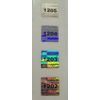 SV5# 100 Square .5" SVAG #'d Security Hologram Labels Stickers 