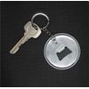 Gift Insanity HUMOUR - EVIL DEVIL BITCH - RED ON WHITE - 55mm Keyring Bottle Opener
