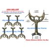 5 - 52" Antique Brass Ceiling Fan Blade Arms, Replacement Brackets,  Brand NEW